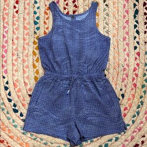 Athleta Girl Play More Romper Blue Size 6